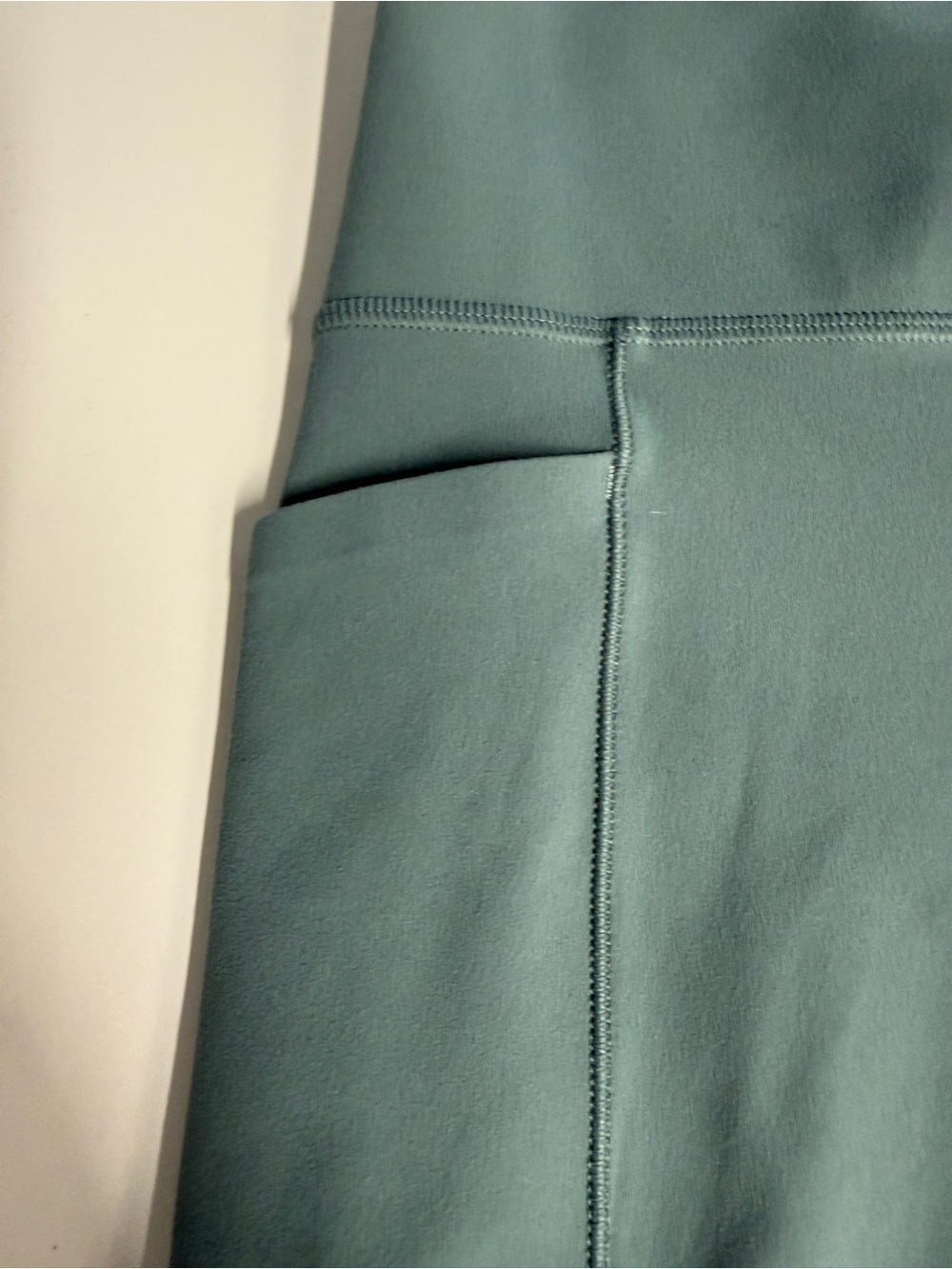 Athleta Deep Teal High-Rise Leggings with Pockets - Picture 2 of 7